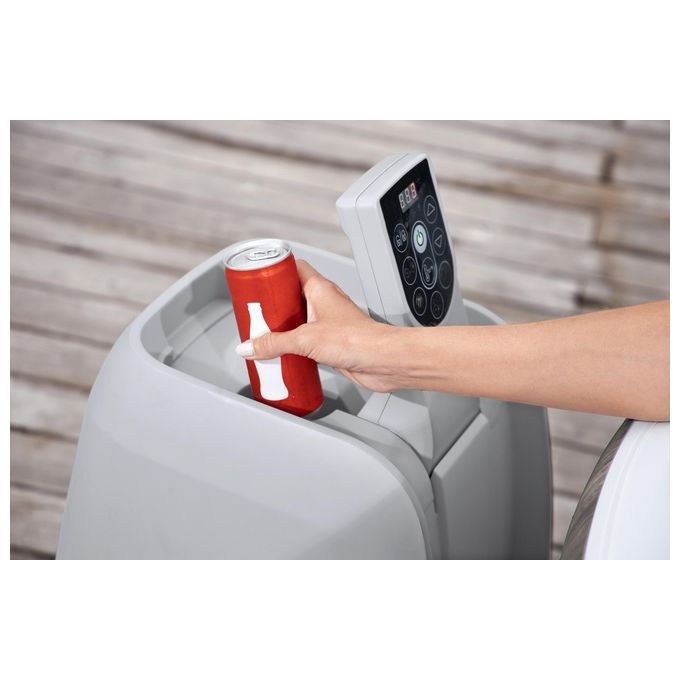 Bestway 60005 Lay-Z-Spa Bahamas Idromassaggio Gonfiabile AirJet 120 getti 669 L 40°C per 4 persone 180x66 cm