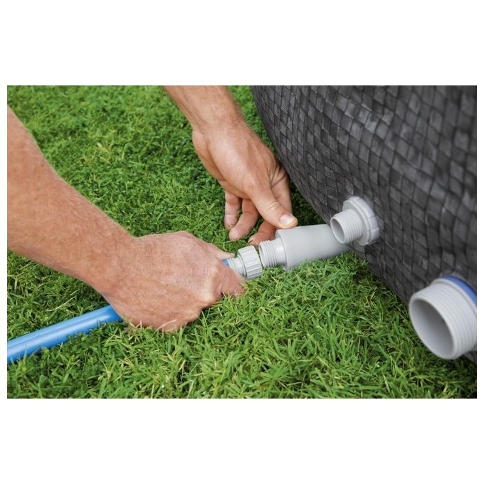 Bestway 60035 Lay-Z-Spa Havana Piscina Idromassaggio Gonfiabile 669 L 4 posti 120 getti AirJet Wi-Fi 40°C colore Grigio Bianco