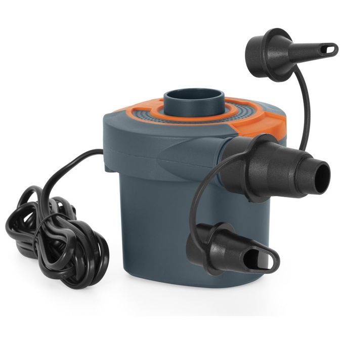 Bestway 62139 Sidewinder Pompa di Gonfiaggio Elettrica AC 110 W 680 l-min 3 adattatori colore Nero