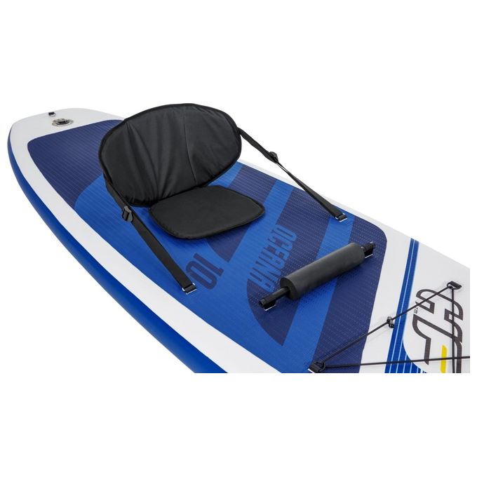 Bestway 65350 Oceana Tavola Stand Up Paddle SUP Gonfiabile 305 cm 120 Kg con Remo Pinna Rimovibile colore Multicolore