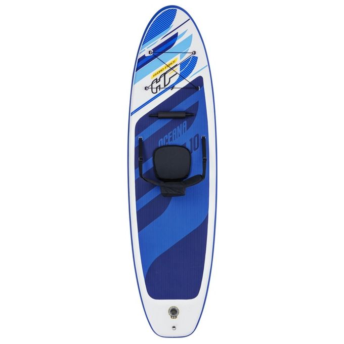 Bestway 65350 Oceana Tavola Stand Up Paddle SUP Gonfiabile 305 cm 120 Kg con Remo Pinna Rimovibile colore Multicolore