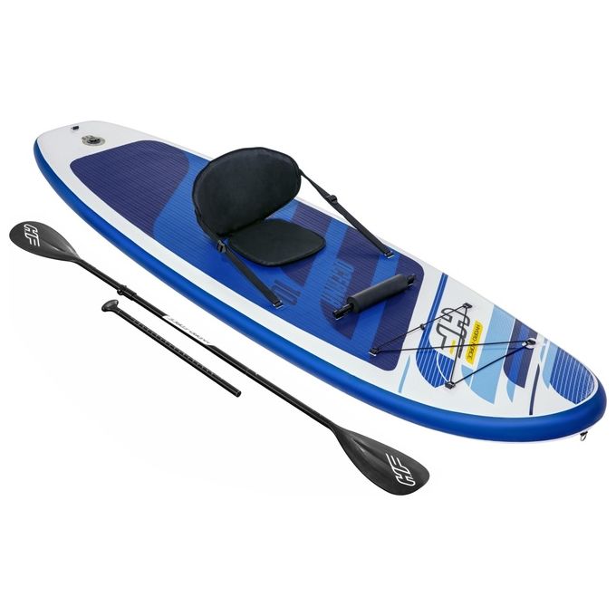 Bestway 65350 Oceana Tavola Stand Up Paddle SUP Gonfiabile 305 cm 120 Kg con Remo Pinna Rimovibile colore Multicolore