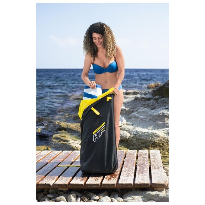 Bestway 65350 Oceana Tavola Stand Up Paddle SUP Gonfiabile 305 cm 120 Kg con Remo Pinna Rimovibile colore Multicolore