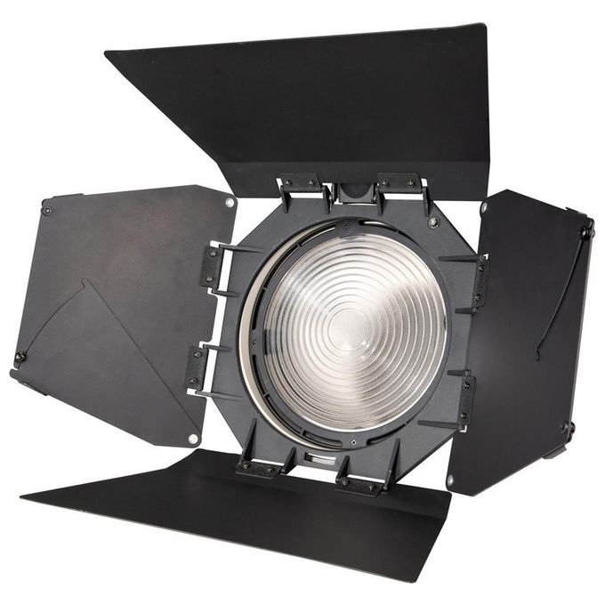 Nanlite FL-20G Lente di Illuminazione Fresnel Regolabile da 10° a 45° con Alette Metalliche per Luci LED fino a 500W Attacco Bowens colore Nero Bianco
