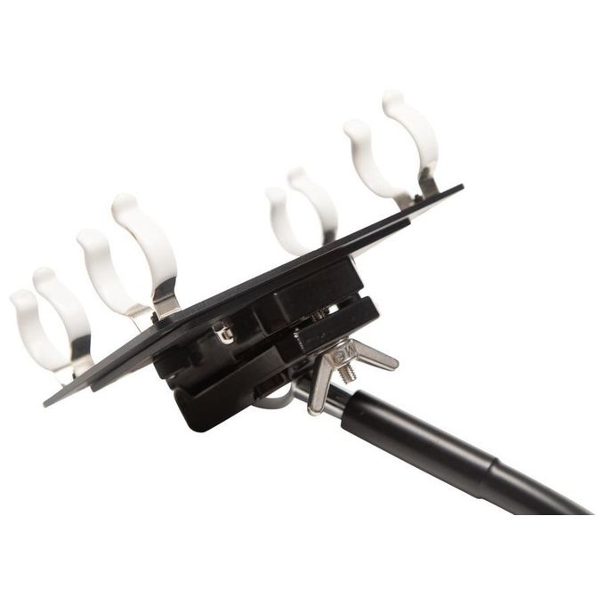 NANLITE 3715 Supporto con Doppio Giunto per PavoTube 15C e 30C Attacco da 16 mm (5-8 pollici) colore Nero