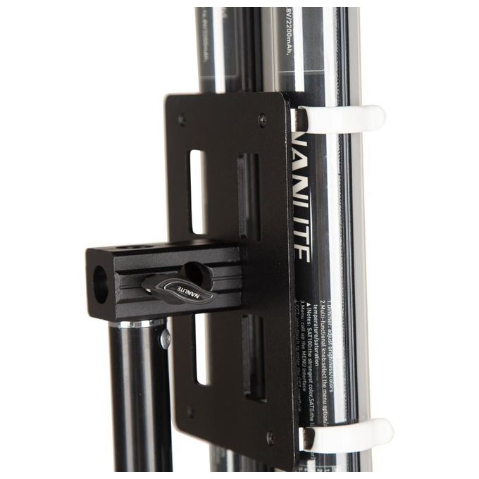 NANLITE 3715 Supporto con Doppio Giunto per PavoTube 15C e 30C Attacco da 16 mm (5-8 pollici) colore Nero