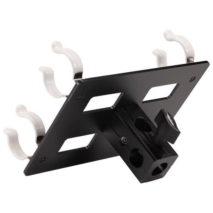 NANLITE 3715 Supporto con Doppio Giunto per PavoTube 15C e 30C Attacco da 16 mm (5-8 pollici) colore Nero