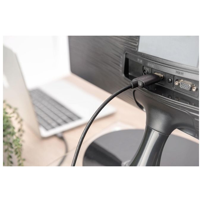 Digitus DA-70821 Adattatore USB-C HDMI 1.8 m 4K 30Hz USB 3.1 Gen 1 5 Gbps ARC Plug and Play colore Nero