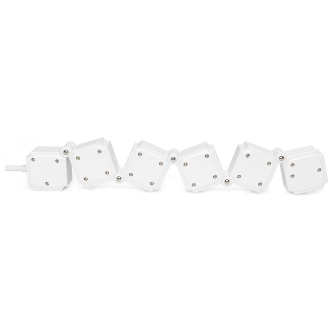 Digitus Presa Multipla Flessibile da 4 con 2 Attacchi Usb e Interruttore