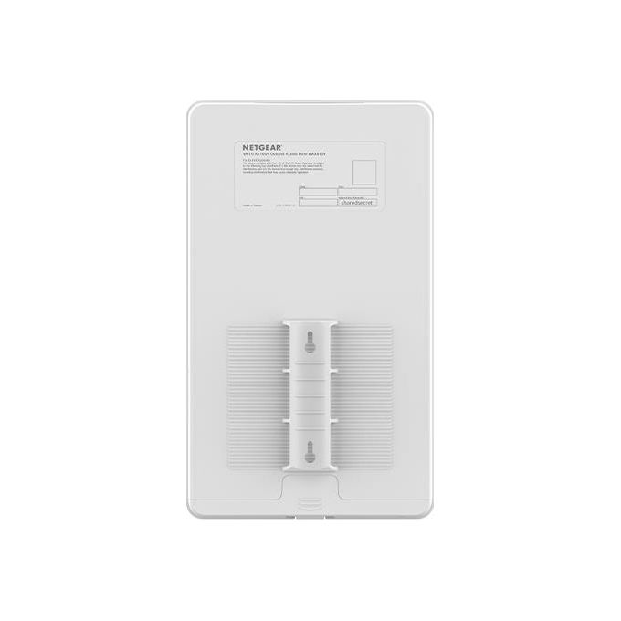 Netgear WAX610Y Insight Cloud Access Point WiFi 6 AX1800 Dual Band Outdoor PoE 2500 Mbit-s IP55 colore Bianco