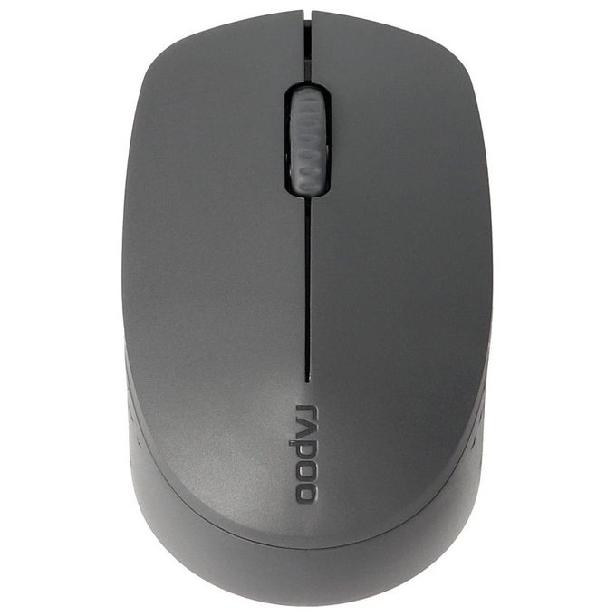 Rapoo M100 Silent Mouse Ottico Wireless con connessione Multi-Modalita' Bluetooth Grigio Scuro
