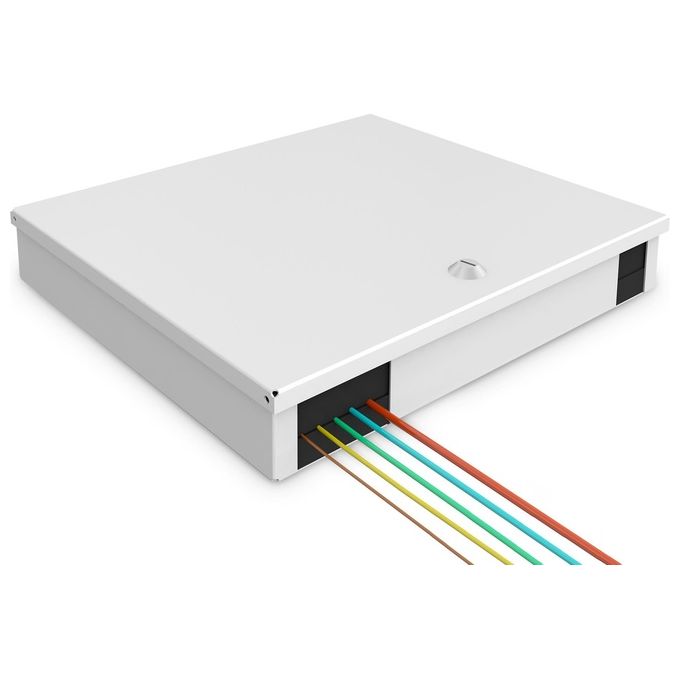 Digitus DN-96800M-2 Unibox Cassetta di Giunzione Fibra Ottica Montaggio a Parete 48 Fibre IP20 colore Grigio