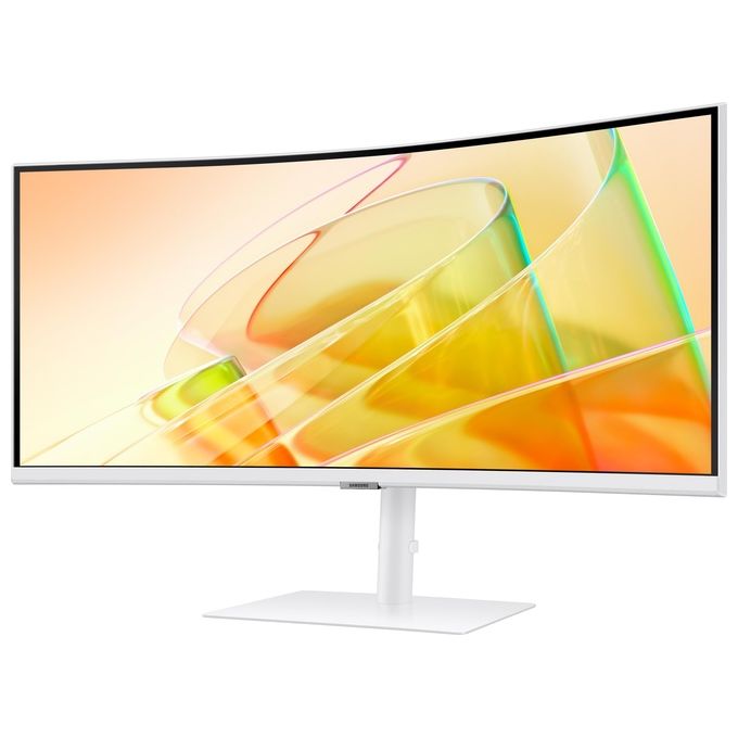 Samsung LS34C650TAUXEN ViewFinity S65TC Monitor PC 34'' WQHD 3440x1440 VA Curvo 1000R 100Hz 5ms 2x Thunderbolt4 HDMI DP colore Bianco
