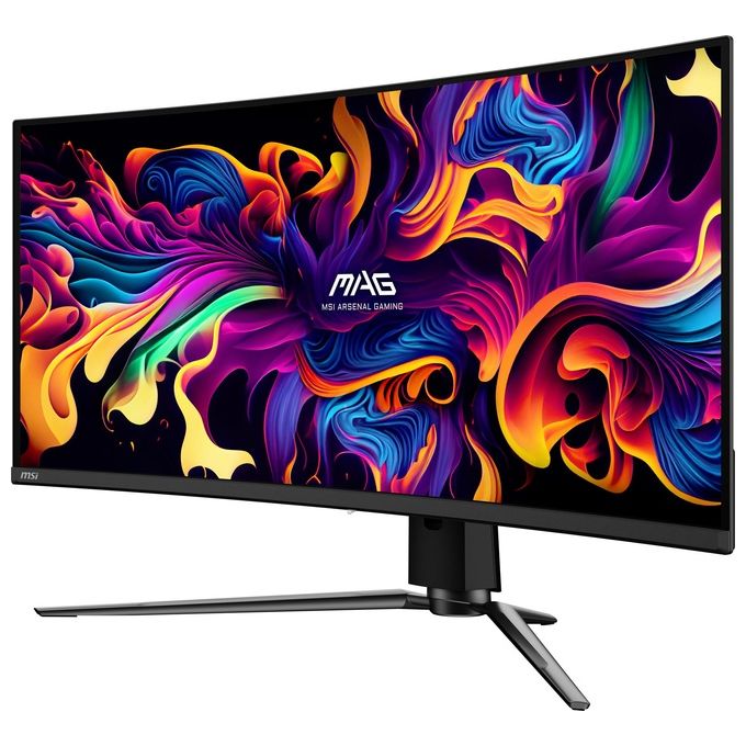 MSI MAG 341CQP QD-OLED Monitor Gaming 34'' UltraWide QHD 3440x1440 QD-OLED 175Hz 0,03ms HDR400 1800R colore Nero