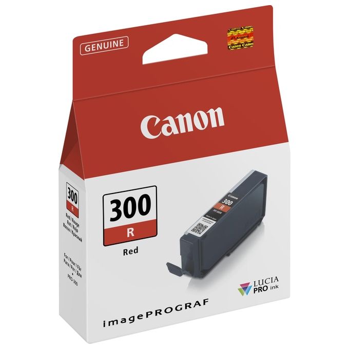 Canon PFI-300 Cartuccia Originale Rosso