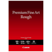 Canon 4562C004 Premium Fine Art Rough Carta Fotografica 320 g-m² A3+ 25 fogli colore Bianco