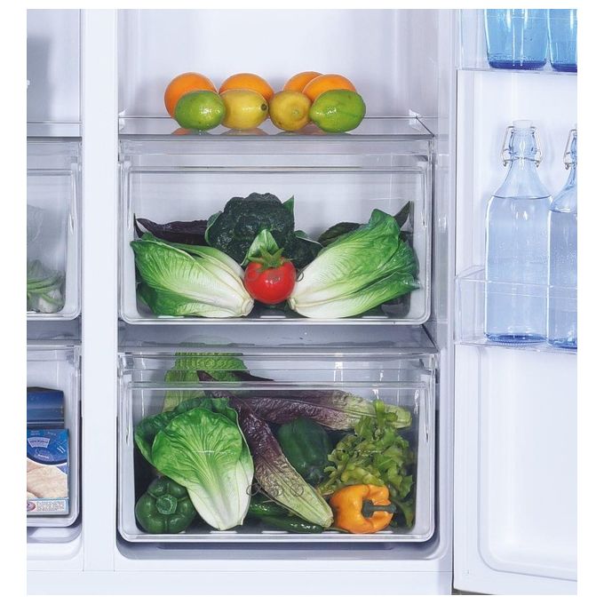 Candy CHSVN174X Frigorifero Americano Side by Side 532 L 177 cm Classe E 39 dB No Frost colore Inox