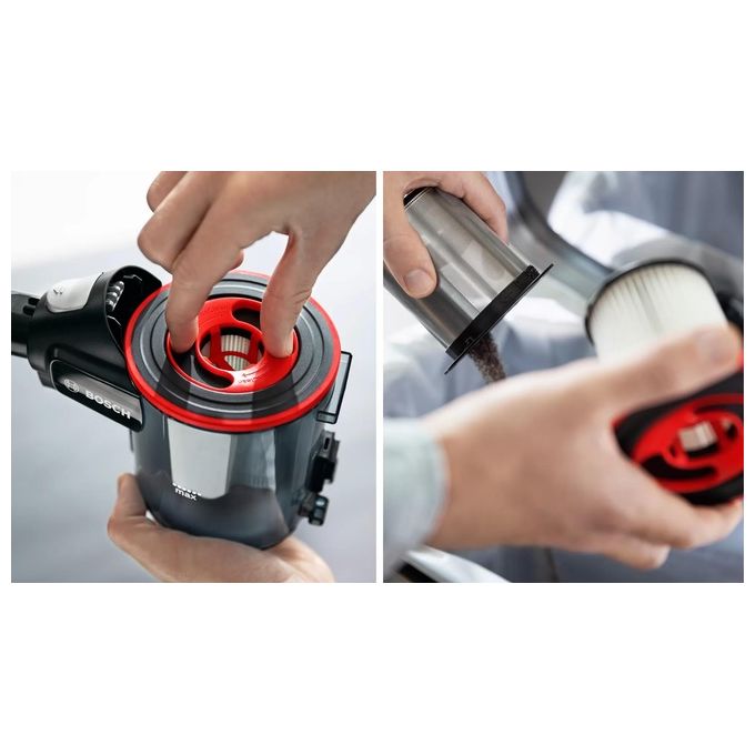 Bosch BBS711W Unlimited Scopa Elettrica Senza Filo Senza Sacchetto 0.3 L Batteria 18V 3Ah colore Bianco