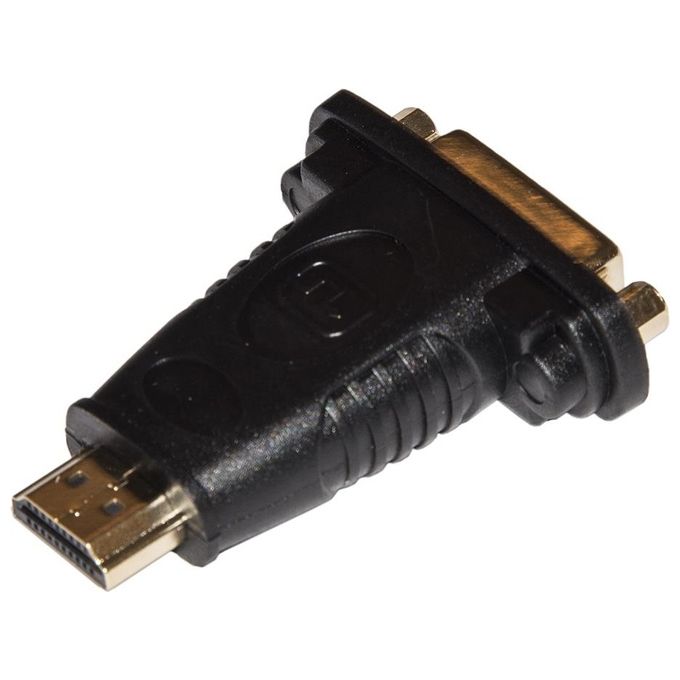 LINK LKADAT59 Adattatore Video Bidirezionale HDMI Tipo A Maschio a DVI-I 24+5 Femmina 1080p 1920x1200 Nickel colore Nero