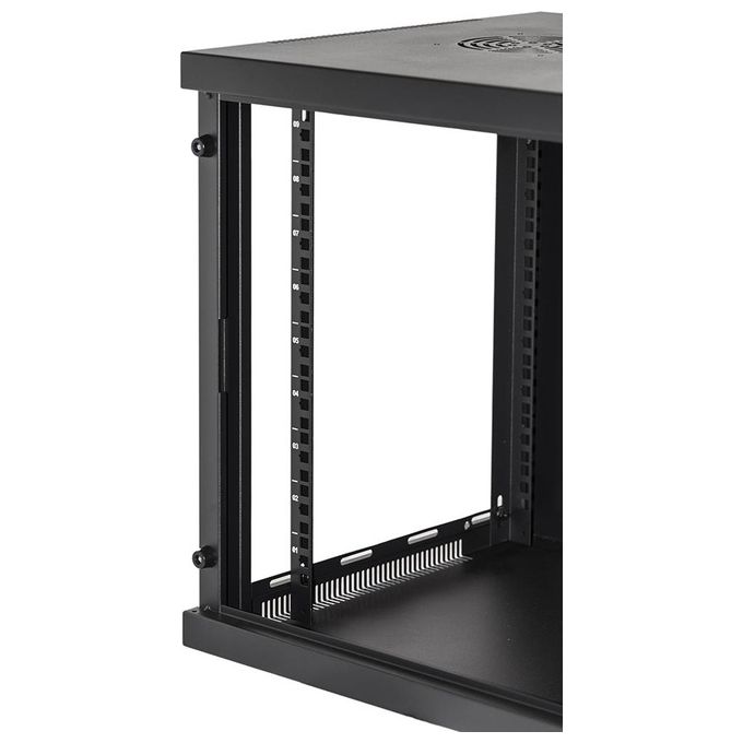 Link armadio 9 unita' da muro per reti (a)485 x (l)540 x (p) 450 mm colore nero