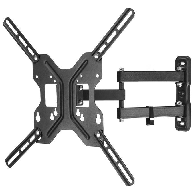 Link braccio a muro a 3 snodi per tv fino a 25 kg, 50 fino a vesa 400x400