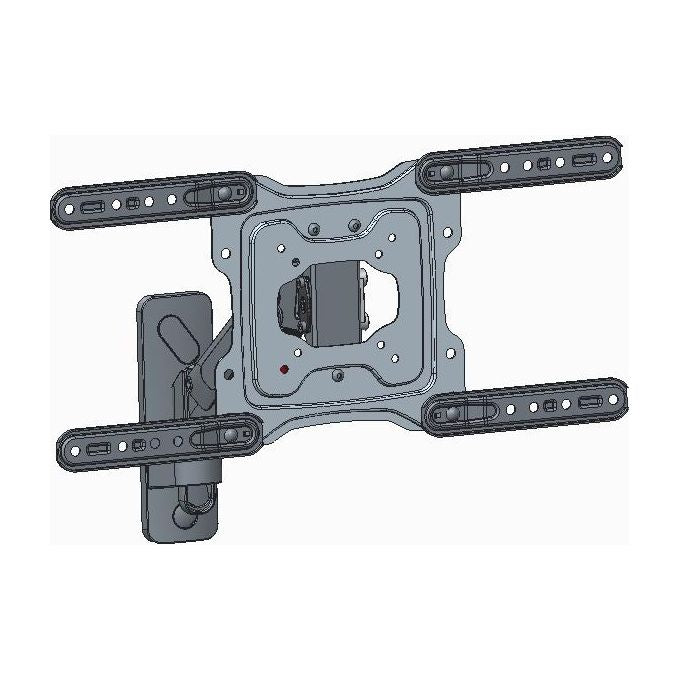 Link braccio a muro a 3 snodi per tv fino a 25 kg, 50 fino a vesa 400x400