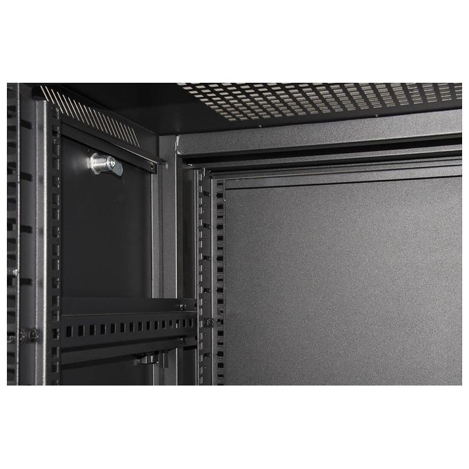 Link LK1927U610NV Armadio rack 19'' 27u 1388x600x1000mm colore nero porta vetro