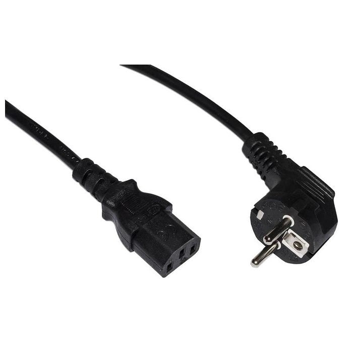 Link cavo alimentazione mt. 5 spina tedesca 90 gradi 250 v presa iec vde