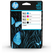 HP 6ZC70AE 963 Cartuccia Originale Inkjet Multipack 4 pz Nero Ciano Magenta Giallo 1000 pagine OfficeJet Pro 9010 9020