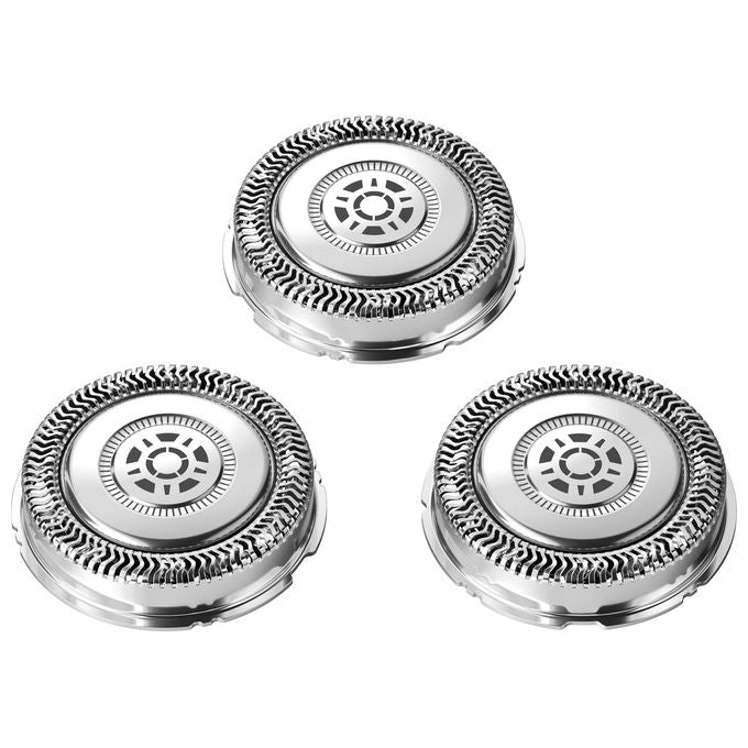 Philips SH71-50 Testine di Rasatura di Ricambio per Serie 7000 e 5000 3 Testine Lavabili colore Argento