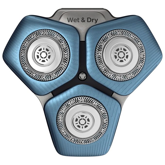 Philips SH71-50 Testine di Rasatura di Ricambio per Serie 7000 e 5000 3 Testine Lavabili colore Argento