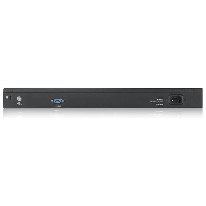 ZYXEL GS2220-50-EU0101F Switch Gestito Layer 2 44 Porte Gigabit 4 Porte Combo SFP 2 Slot SFP Fanless Rack Nero