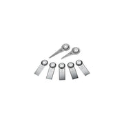 FEIN 35222967130 Set di Lame Professionale Starlock Max per Risanamento Giunti 7 Pezzi Lunghezza Fino a 90 mm Attacco Starlock Max colore Nero