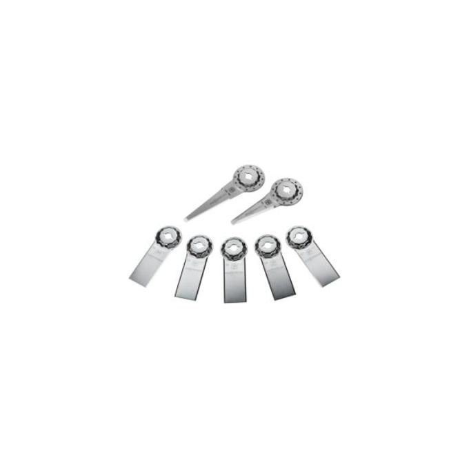 FEIN 35222967130 Set di Lame Professionale Starlock Max per Risanamento Giunti 7 Pezzi Lunghezza Fino a 90 mm Attacco Starlock Max colore Nero