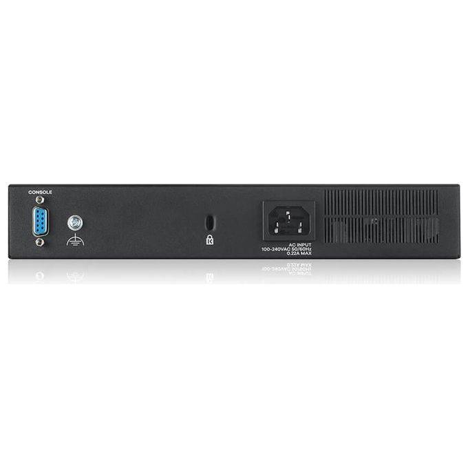 ZYXEL GS2220-10-EU0101F Switch PoE+ Gestito Layer 2 8 Porte Gigabit 2 Porte Combo SFP Fanless colore Nero