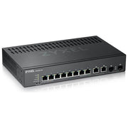 ZYXEL GS2220-10-EU0101F Switch PoE+ Gestito Layer 2 8 Porte Gigabit 2 Porte Combo SFP Fanless colore Nero