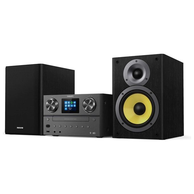 Philips TAM8905-10 Microsistema Audio Hi-Fi 100W CD Bluetooth Wi-Fi DAB+ Spotify USB colore Nero
