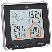 TFA-Dostmann 35.1153.01 LIFE Stazione Meteo Digitale Senza Fili Temperatura Umidita' Interno Esterno 3 Sensori 60 m colore Nero
