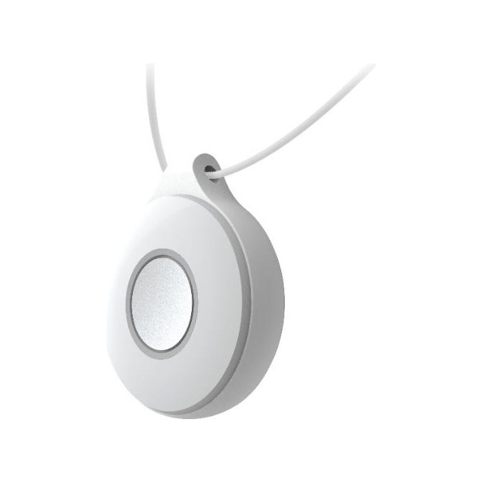 Hikvision DS-PDEBP1-EG2-WE Pulsante di Emergenza Portatile Wireless IP54 868 MHz AES-128 AXPro colore Bianco