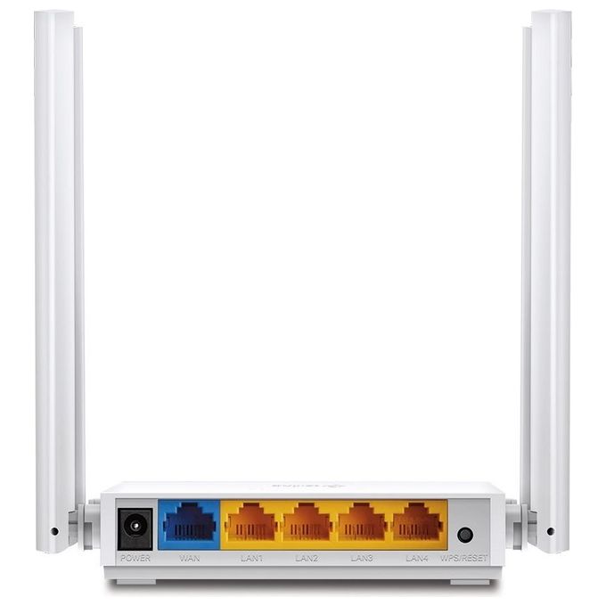 TP-Link ARCHER C24 Router Wireless AC750 Dual Band 2.4 GHz 5 GHz Fast Ethernet 4 Antenne colore Bianco
