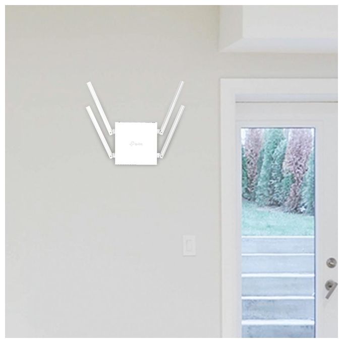 TP-Link ARCHER C24 Router Wireless AC750 Dual Band 2.4 GHz 5 GHz Fast Ethernet 4 Antenne colore Bianco