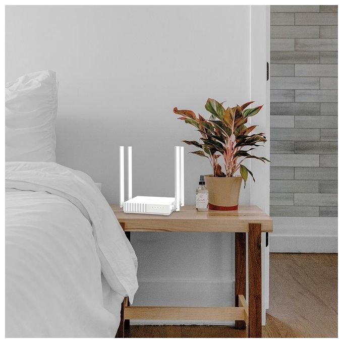 TP-Link ARCHER C24 Router Wireless AC750 Dual Band 2.4 GHz 5 GHz Fast Ethernet 4 Antenne colore Bianco