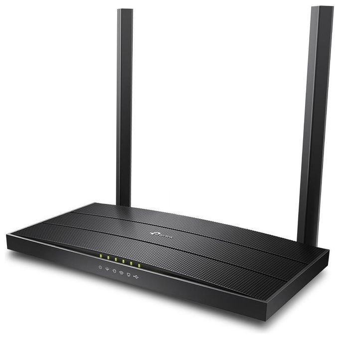 TP-Link ARCHER VR400 Router Wireless Modem VDSL ADSL AC1200 Dual-band 2.4 GHz 5 GHz Wi-Fi 5 Gigabit Ethernet colore Nero