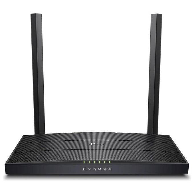 TP-Link ARCHER VR400 Router Wireless Modem VDSL ADSL AC1200 Dual-band 2.4 GHz 5 GHz Wi-Fi 5 Gigabit Ethernet colore Nero