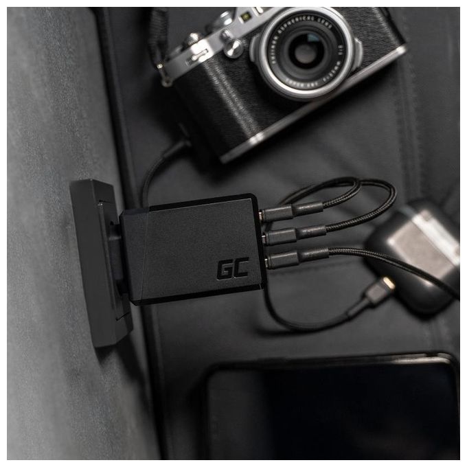 Green Cell ChargeSource 3 Caricatore USB Presa di Corrente Corrente di Uscita Max. 2400 mA 3 x USB