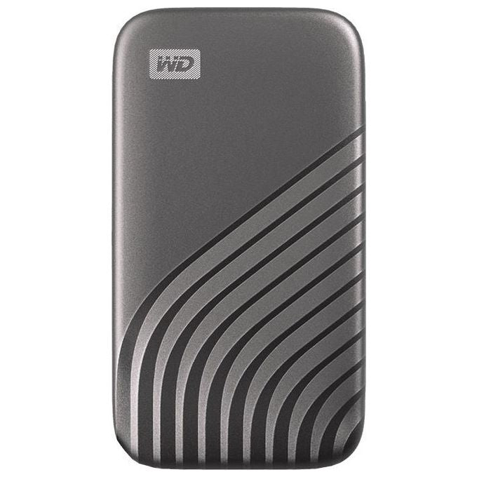 Western Digital WDBAGF0040BGY-WESN My Passport SSD Esterno Portatile 4 TB NVMe USB 3.2 Gen 2 USB-C 1050 MB-s Crittografia AES 256-bit colore Grigio