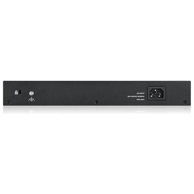Zyxel GS1900-24EP Switch Gestito L2 24 Porte Gigabit Ethernet 12 Porte PoE+ 130W Budget VLAN IPv6 Rack 19'' colore Nero
