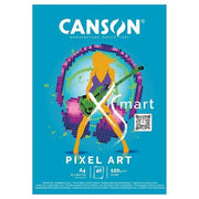 Canson Confezione 5 Carta Bianca Quadri 40 Fogli 120G-M2