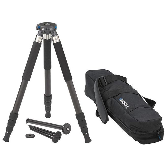 Novoflex TRIOMC2840 TrioPod-M Treppiede Universale con Gambe in Fibra di Carbonio a 4 Sezioni colore Nero