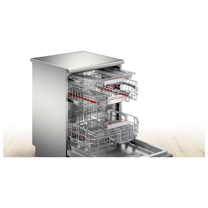Bosch SMS4HDI52E Serie 4 Lavastoviglie Libera Installazione 13 coperti Classe D 44 dB Wi-Fi 6 Programmi (85x60x60 cm) colore Inox